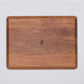 TEAKWOOD CAFE PLATE SQUARE L