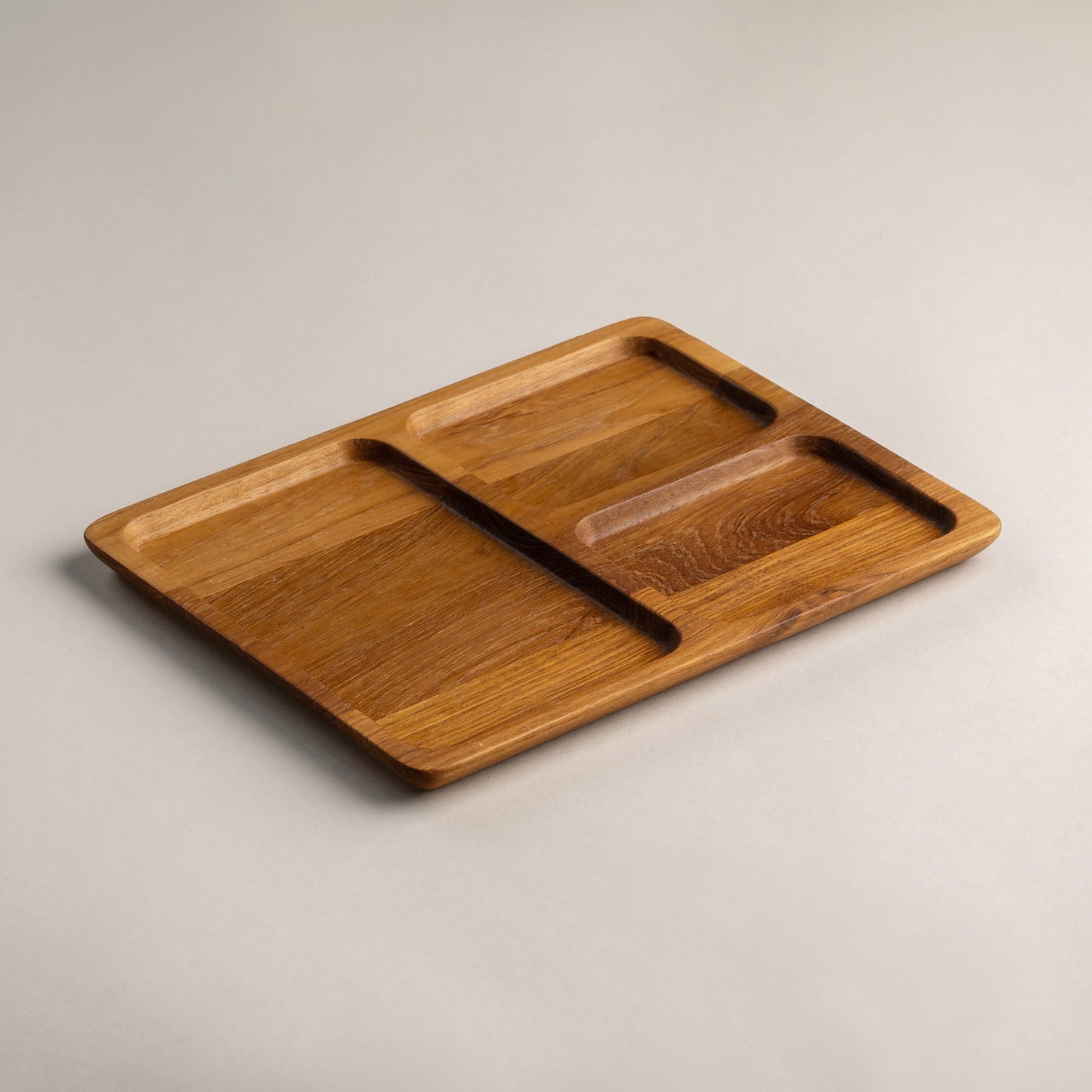 TEAKWOOD CAFE PLATE SQUARE L