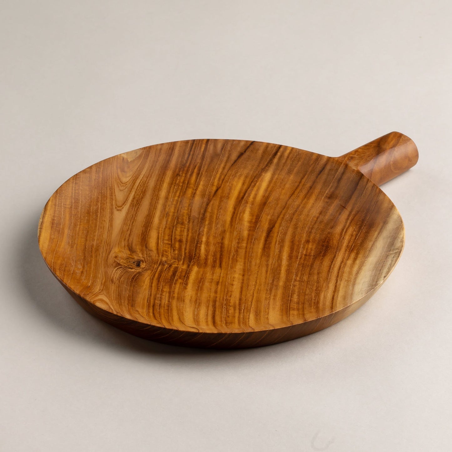 Teakwood Paddle Tray L