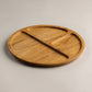 TEAKWOOD CAFE PLATE OUND S