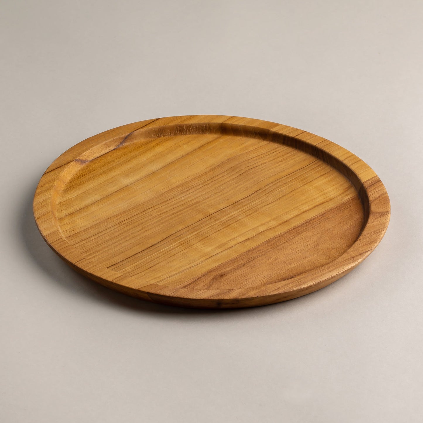 TEAKWOOD PLATE ROUND S