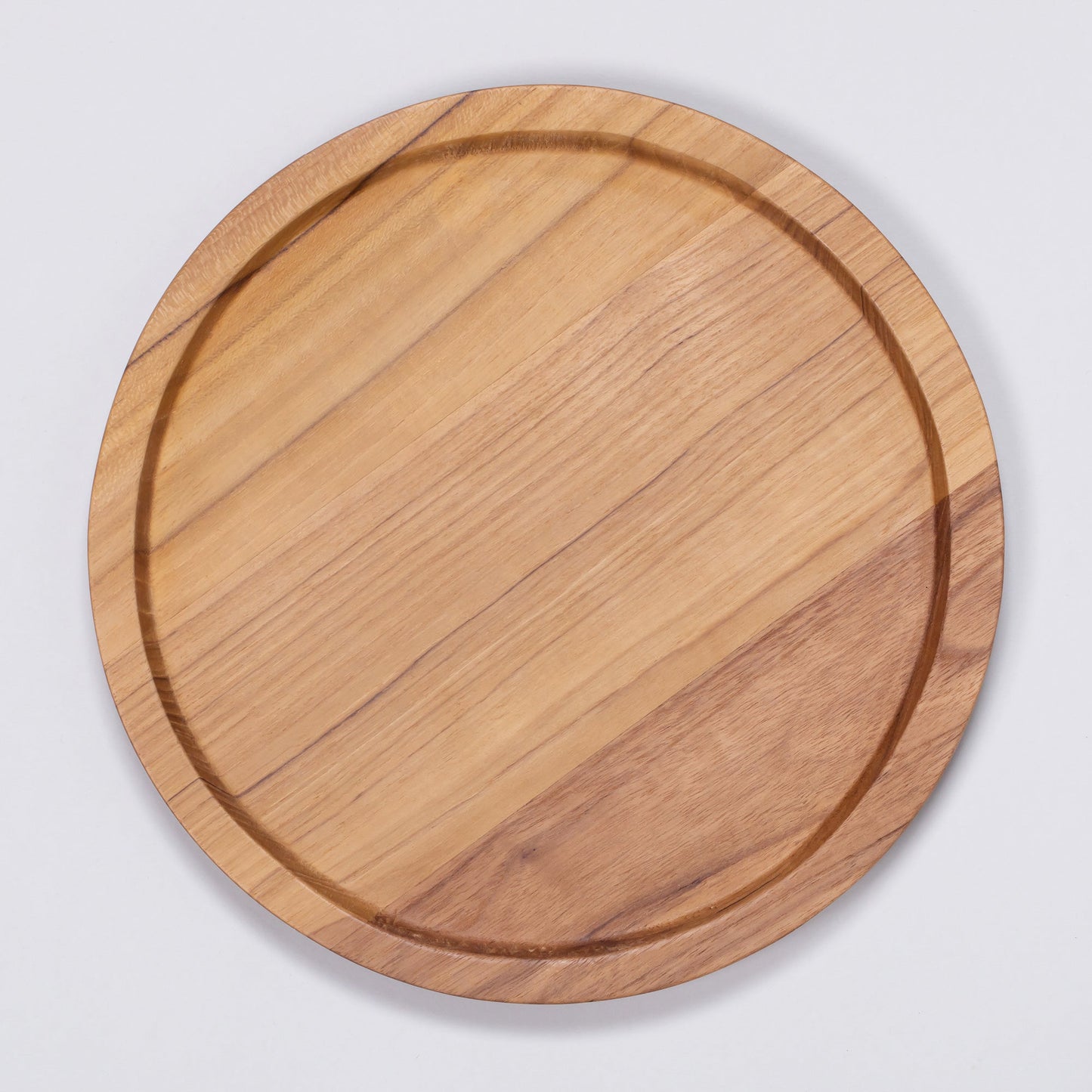 TEAKWOOD PLATE ROUND L